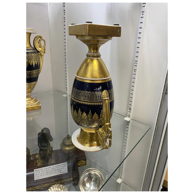 Late 19th Century Late 19th Century French Porcelain Vases - a Pair For Sale - Image 5 of 5