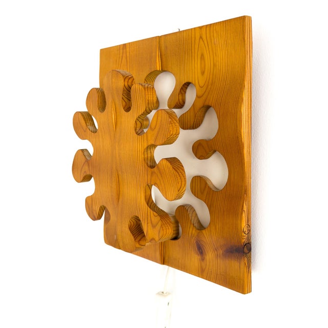 Wall Light by Gunnar Kanevada, Sweden, 1980s For Sale - Image 3 of 5