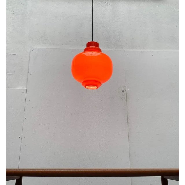 Mid-Century Swedish Space Age Oplight 75 Pendants by Hans-Agne Jakobsson for Staff, 1970s, Set of 2 For Sale - Image 11 of 18