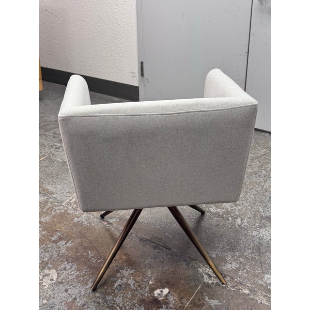 Vig Furniture Riaglow Contemporary Light Grey Fabric Dining Chair For Sale In San Francisco - Image 6 of 12