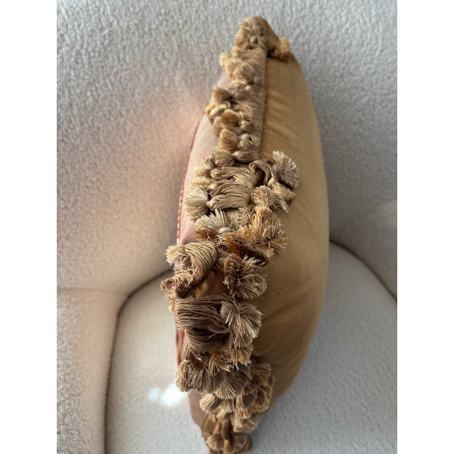 English Tapestry Pillow For Sale - Image 3 of 7