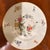 Green, blue and multicolor porcelain Céralene A. Raynaud Limoges Panier Chinois Celadon dinner plates with gold rims,...
