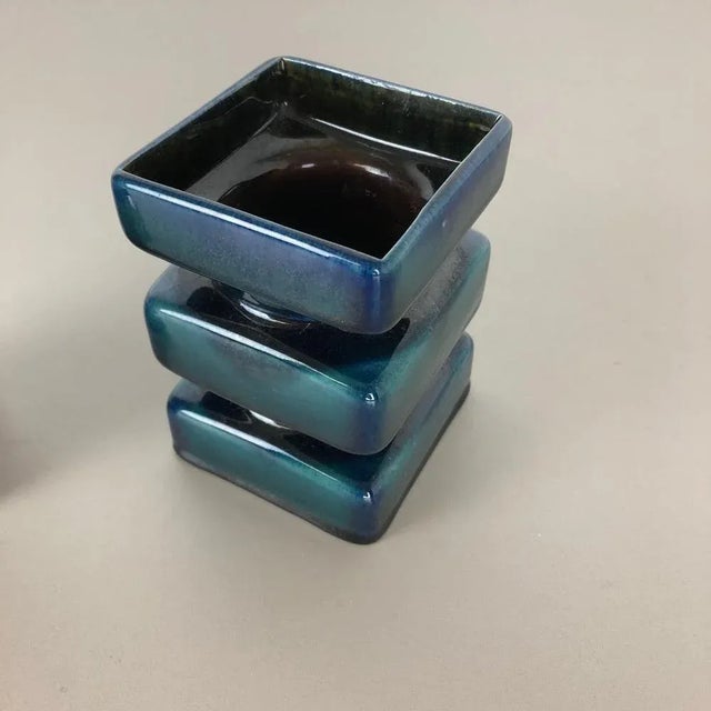 Pottery Vases or Art Objects by Cari Zalloni for Steuler, Germany, 1970s, Set of 2 For Sale - Image 10 of 18