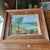 Vintage Original Acrylic Framed Still Life Painting Landscape Serene Yucca Trees River For Sale - Image 18 of 18