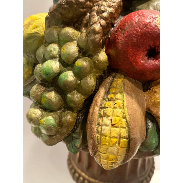 Vintage Urn With Fruit For Sale - Image 11 of 13