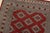 Bokhara Jaldar Rug 4’1” X 6’3” Red Wool Tribal Hand-Knotted Oriental Carpet For Sale In Philadelphia - Image 6 of 11