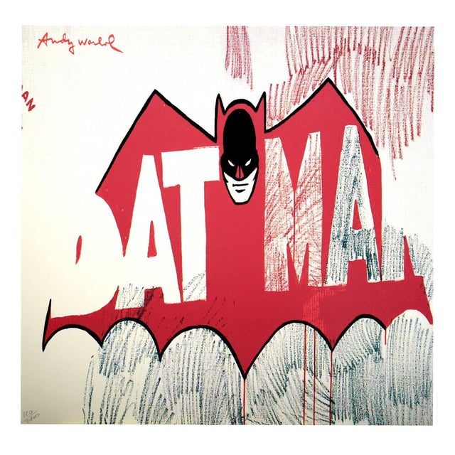 Andy Warhol, Batman, Lithograph For Sale