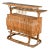 Mid-Century Modern Rattan Tiki Bar, Hand-Crafted, Italy, Circa 1960s For Sale