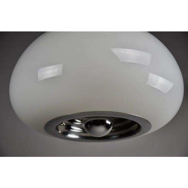 Black and White Pendant by Pier Giacomo and Achille Castiglioni for Flos, 1965 For Sale - Image 11 of 14