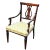 Sheraton Inlaid Mahogany Armchair For Sale