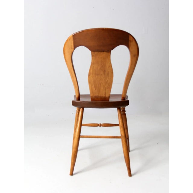 Early 20th Century Antique Balloon Back Chair For Sale - Image 5 of 11