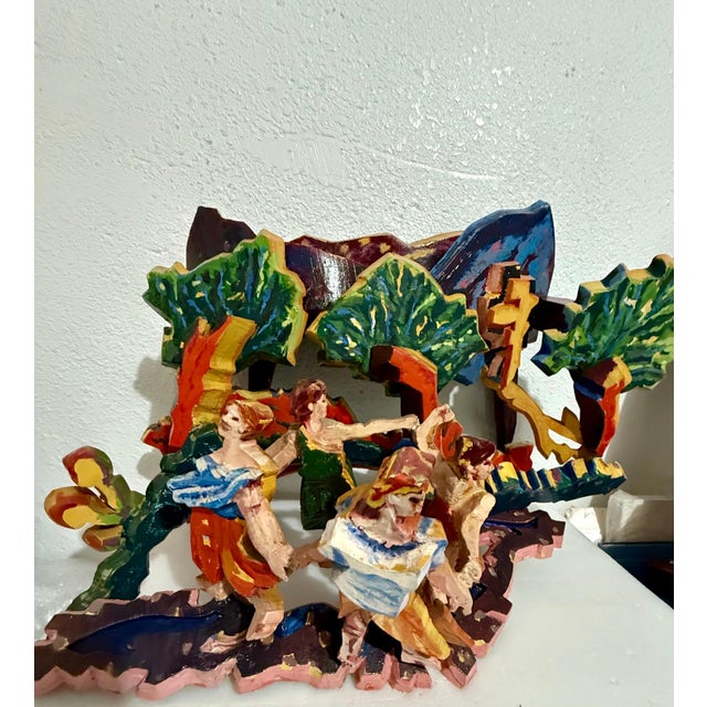 Mimi Gross (American 1940-) Mozart's Daytime 1986 Hand signed and dated and bears cipher recto Titled with cipher verso...