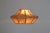 Mid-Century Modern Parchment Leather Pendant Lamp 1 x E27 socket Diameter 44cm Height 23cm plus 100cm cable Good condition...
