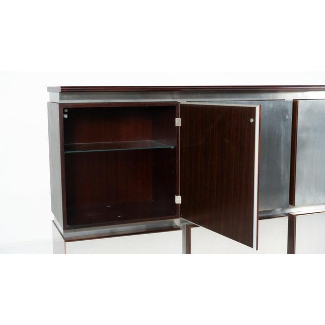 Mid-Century Modern Shelve in Wood and Metal from Acerbis, Italy, 1970s For Sale - Image 3 of 14