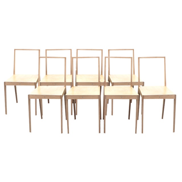 Model PLY / Plywood Chairs by Jasper Morrison for Vitra, 2009, Set of 8 For Sale