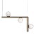 Ofione 2 Bronze Pendant Lamp by Alabastro Italiano For Sale