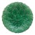English Green Majolica Leaves Plate Circa 1880 For Sale