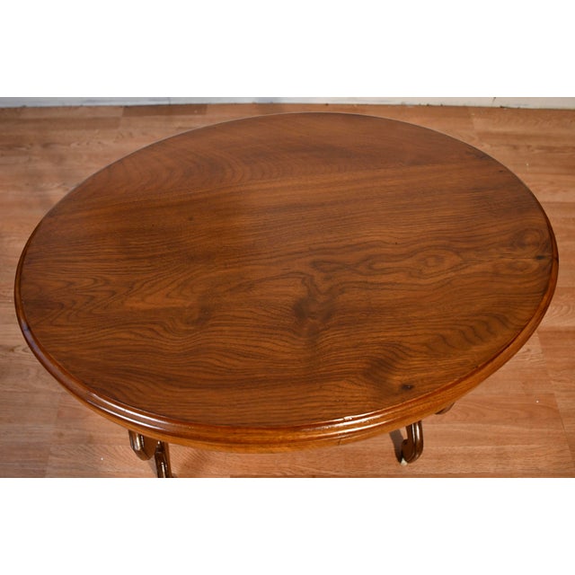 1900s Antique Victorian Eastlake Walnut Side Table / End Table Accent Table For Sale - Image 13 of 14