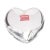 Estate Baccarat crystal heart paperweight. This crystal heart paperweight is signed Baccarat with the original sticker....