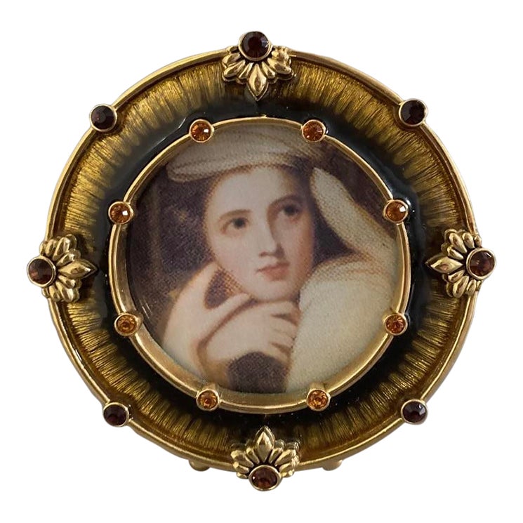 2000s Jay Strongwater Round Frame Chairish