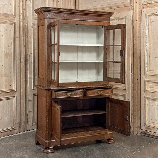 19th Century French Louis Philippe Period Bookcase ~ Bibliotheque For Sale - Image 15 of 18