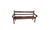 This is a 19th Century Oak English Bench. It is a long substantial hall bench perfect for an entryway or living room. It...