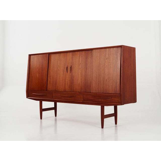 Danish Teak Highboard, 1970s For Sale - Image 6 of 18