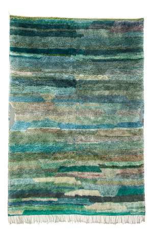 Hand-Knotted Wool Rug by Azele Studio