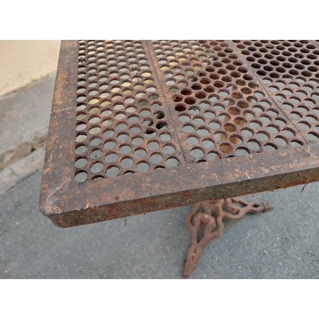 Industrial Vintage Garden Table, 1950s For Sale - Image 3 of 12