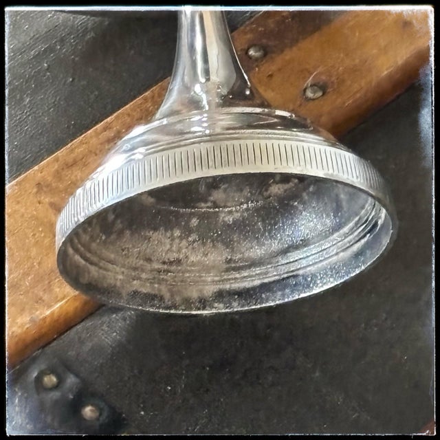 Metal 1940s Candle Holder English Silver Plated Rare Lions Handles For Sale - Image 7 of 12