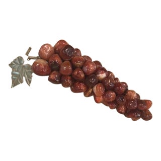 Mid 20th Century Red Agate Grape Cluster For Sale