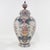 Large Vintage Tole Chinese Lidded Ginger Jar – Hand-Painted Floral Basket & Ornate Motifs For Sale - Image 4 of 11