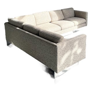 Vintage Boho Milo Baughman for Forecast Furniture Sectional Sofa For Sale