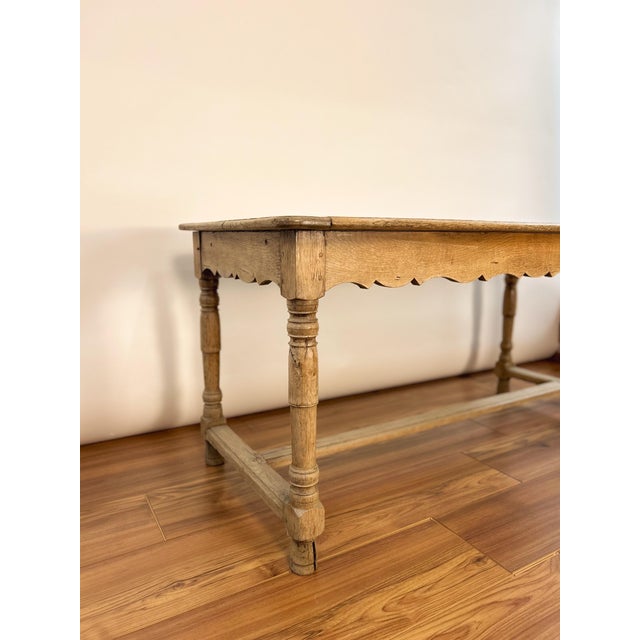 Late 19th French Oak Draper’s Table For Sale In Seattle - Image 6 of 6