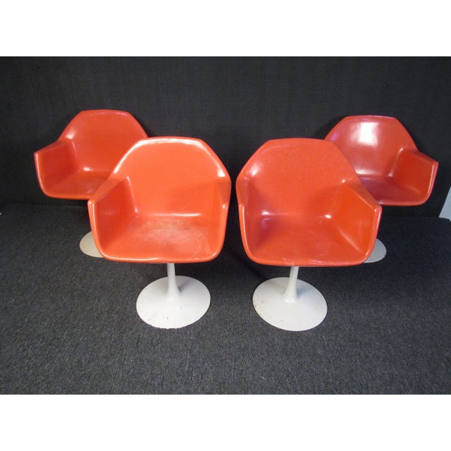 Mid 20th Century Mid-Century Tulip Chairs - 4 Pieces For Sale - Image 4 of 11