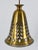 Gold Mid-Century Pendant Lamp in Brass and Crystal by Oswald Haerdtl for Lobmeyr, Austria, 1950s For Sale - Image 8 of 18