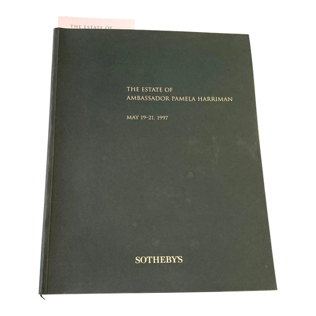 1990s Soethbys Official Catalog of the Late Madam Ambassador Pamela Churchill Harriman For Sale