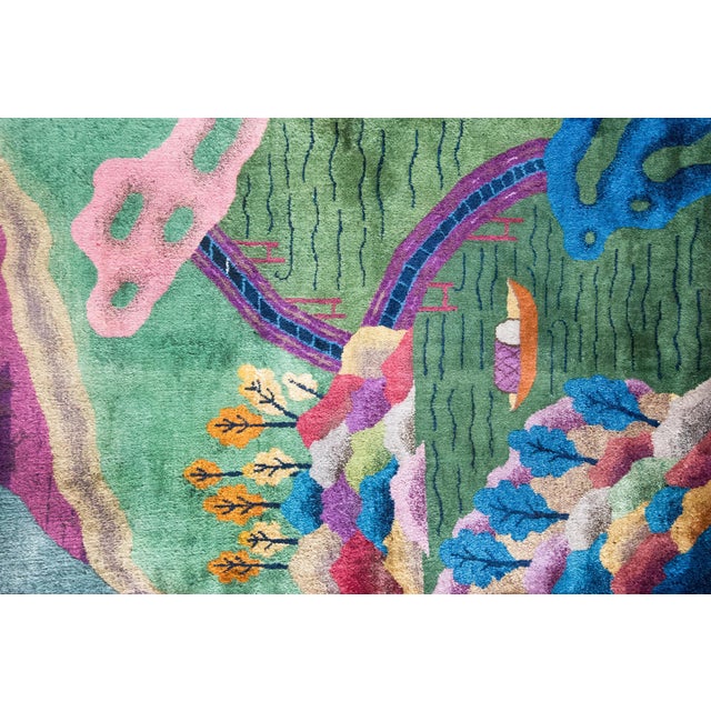 Early 20th Century Chinese Art Deco Rug For Sale - Image 15 of 15
