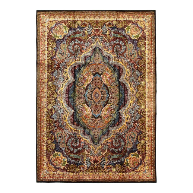 Pasargad DC Exquisite Design Paris Palace Fine Power Loom V.Silk Rug For Sale