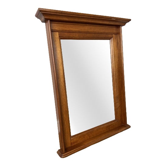 Vintage French Carved Wall Mirror For Sale
