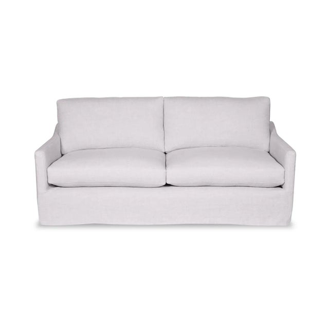 Not Yet Made - Made To Order Moss Home Megan Sofa 96"W, Luca Snow For Sale - Image 5 of 7