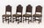 Set of Eight Jacobean Carved Oak Dining Chairs For Sale In New York - Image 6 of 16