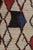 1950s Vintage Midcentury Moroccan Beige Red and Blue Wool Rug For Sale - Image 5 of 9