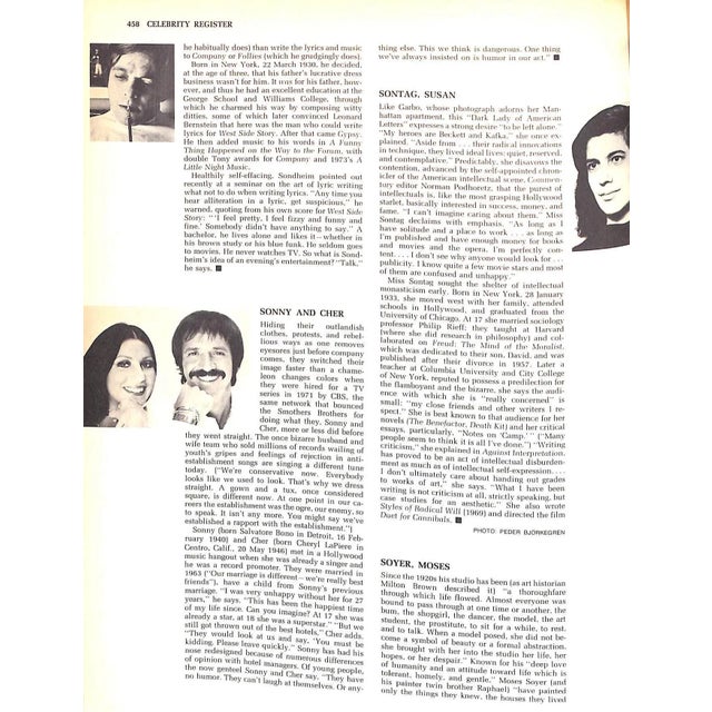 "Celebrity Register" 1973 Blackwell, Earl For Sale - Image 13 of 13