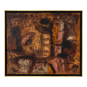 1960s Vincent Cavallaro (American, 1912–1985), "Profeta" (Prophet) | Signed Oil on Canvas