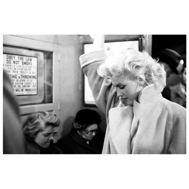 'Marilyn in Grand Central Station' Unframed Archival Pigment Print For Sale