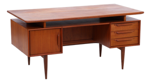Mid-Century RT200 Teak Desk by Heinrich Riestenpatt
