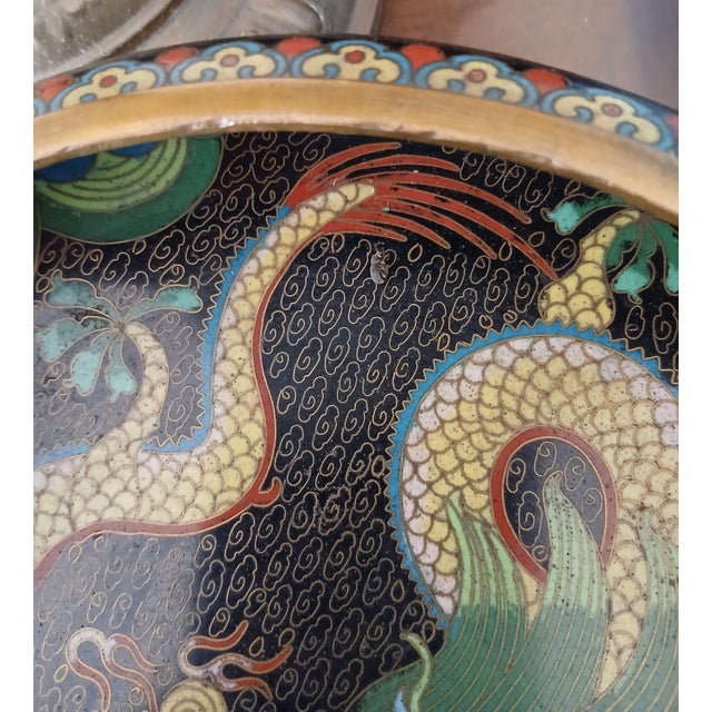 Metal 19th Century Japanese Brown Cloisonne Vase For Sale - Image 7 of 13