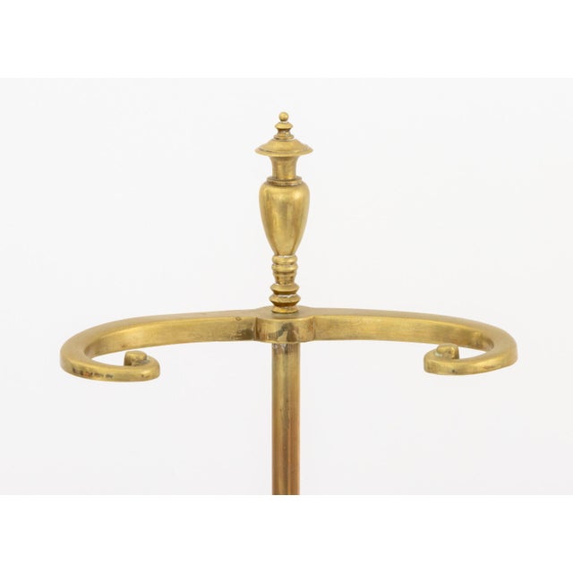 Art Deco Art Deco Brass Fireplace Four-Piece Tools Set For Sale - Image 3 of 12