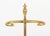 Art Deco Art Deco Brass Fireplace Four-Piece Tools Set For Sale - Image 3 of 12